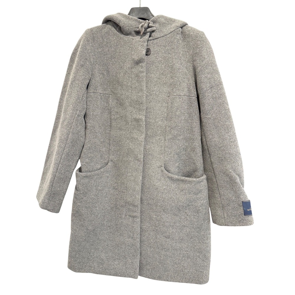 Babaton Pearce Wool Cashmere Blend Hooded Coat